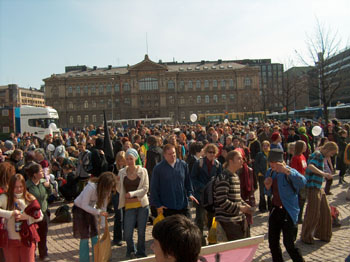 RTC-kulkue kokoontuu Rautatientorilla